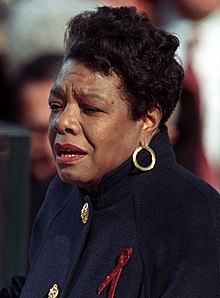 Maya Angelou, famous poet and cicil rights activist from St. Louis.