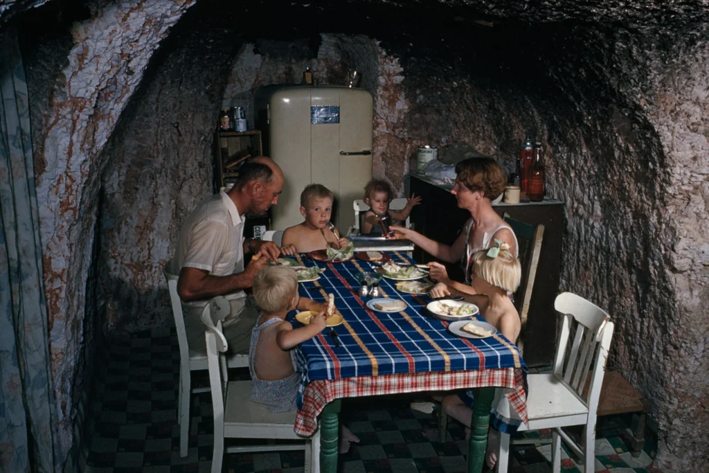Living under a cave roof