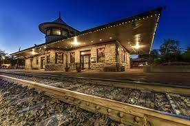 Kirkwood Train Station at night