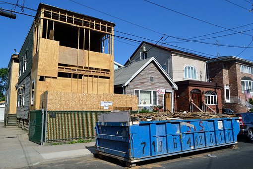 Vinyl siding on a home. Siding services